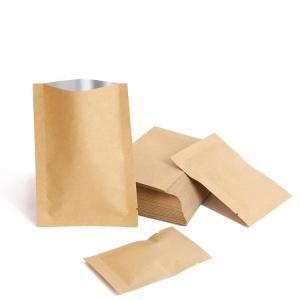 Wholesale Heat Seal Custom Kraft Paper bags/Sealing Vacuum Packaging Bag with Tear Notch from china suppliers