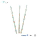 6pcs Blue Marble Plastic Makeup Brush Set Nylon Hair With PVC Packaging Box