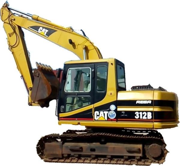Construction Digging Used 2015 Caterpillar Cat312 312D Excavator Shanghai Cat
