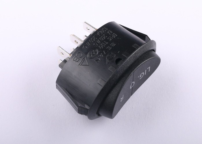Waterproof Snap In Oval Rocker Switch White Black Green Red Optional