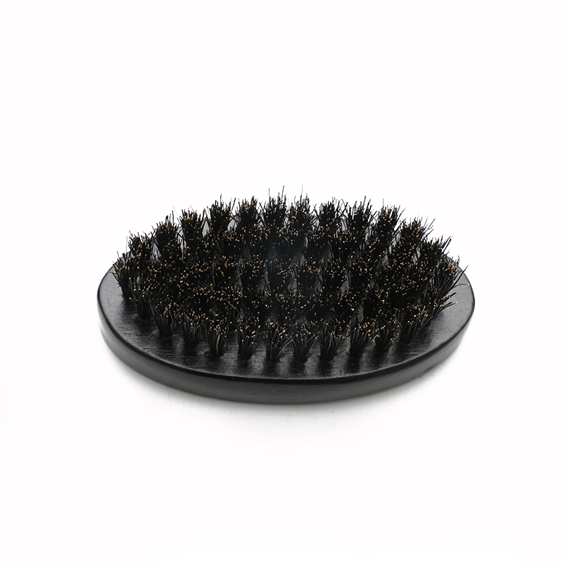 Abeis OEM Wooden Mini Beard Brush Beard Balm Brush Ergonomic Design