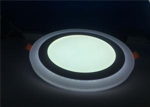 Wholesale White + White Led Round Flat Panel Light Living Room AC 85-265V Aluminium Alloy Shell from china suppliers