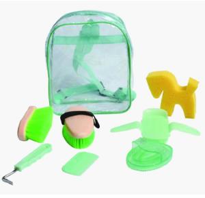 Wholesale Colorful Green Horse Grooming Kit , 20*8*18 cm Full Grooming Kit For Horses from china suppliers