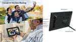 Full Hd 1080P Electronic Picture Frame Wifi Video Album 10.1 Inch