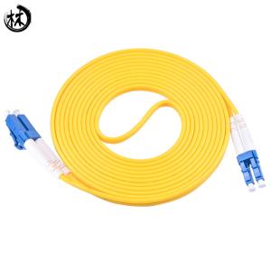 Wholesale 2M LC/UPC-LC/UPC Fiber Optic Drop Cable Customized Length PVC/LSZH Material from china suppliers