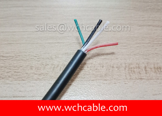 UL PVC Cable, AWM Style UL2562 24AWG 4C FT2 80°C 300V, PVC / PVC