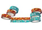 Custom Printed Colored Tearable Foil Washi Tape