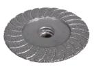 4 Inch 100mm Diamond Cup Wheel Vacuum Brazed Wet / Dry Polishing For Hard Stone