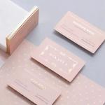 Logo Custom Cardstock Funeral Thank You Cards Personalized Coated Paper