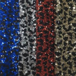 Wholesale Fashionable Stretch Sequin Fabric 150gsm Shiny Color Customizable Color from china suppliers