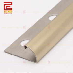 Wholesale Stainless Steel Tile Trim Bathroom Wall Tile Border Edge Gold from china suppliers
