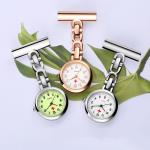 ALK FOB Nurse Pocket Watch Black Nurse Watch Keychain Hospital Clock Pink