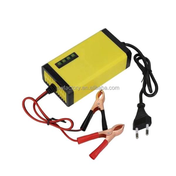 12V 10A Automatic Identification Battery Charger for Motorcycle Car Pulse Repair Lead-Acid Battery