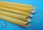 Heat Resistant Polyurethane fiberglass Sleeving for F class AC Motors