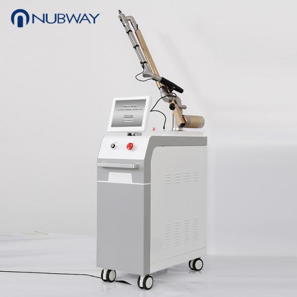 Two wavelength Q-Switch nd yag laser tattoo pigment removal skin rejuvenation