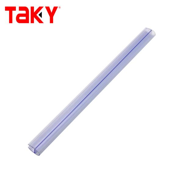 Clear PVC Shower Door Seal Strip 10mm Transparent Black