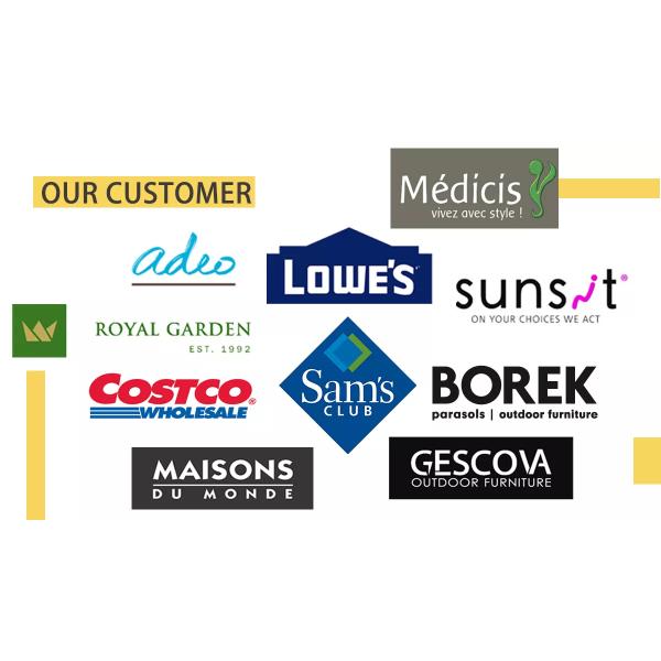 Outdoor Garden Restaurant Windproof Cantilever Picnic Aluminum Alloy Patio Umbrella for Leisure