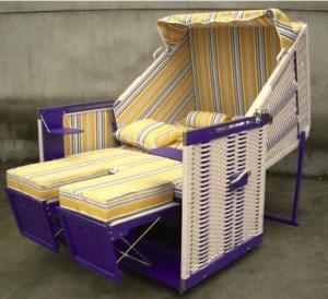 Wholesale Wooden Roofed Wicker Beach Chair from china suppliers
