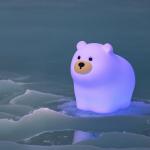 OEM Led Cute Cartoon Silicone Bear Sleep Lamp Usb Rechargeable Night Lamp Baby