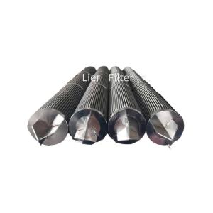 Wholesale 304 5um 1mm Thickness Stainless Steel Pleated Filter Cartridge In Petroleum Industry from china suppliers