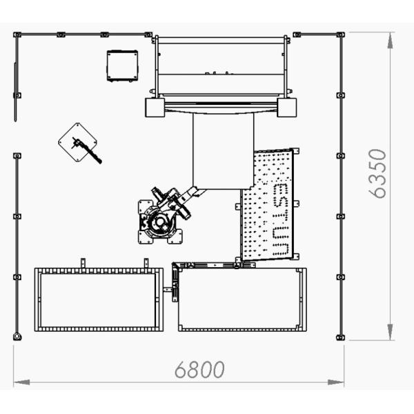 110t 3200 CNC Hydraulic Press Brake With Robot stainless Sheet Metal Panel Bending