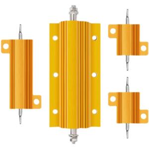 Wholesale 25W 50W 75W 100W 150W 200W 300W 500W 1000W High Power Resistor Gold Aluminum House Resistor from china suppliers