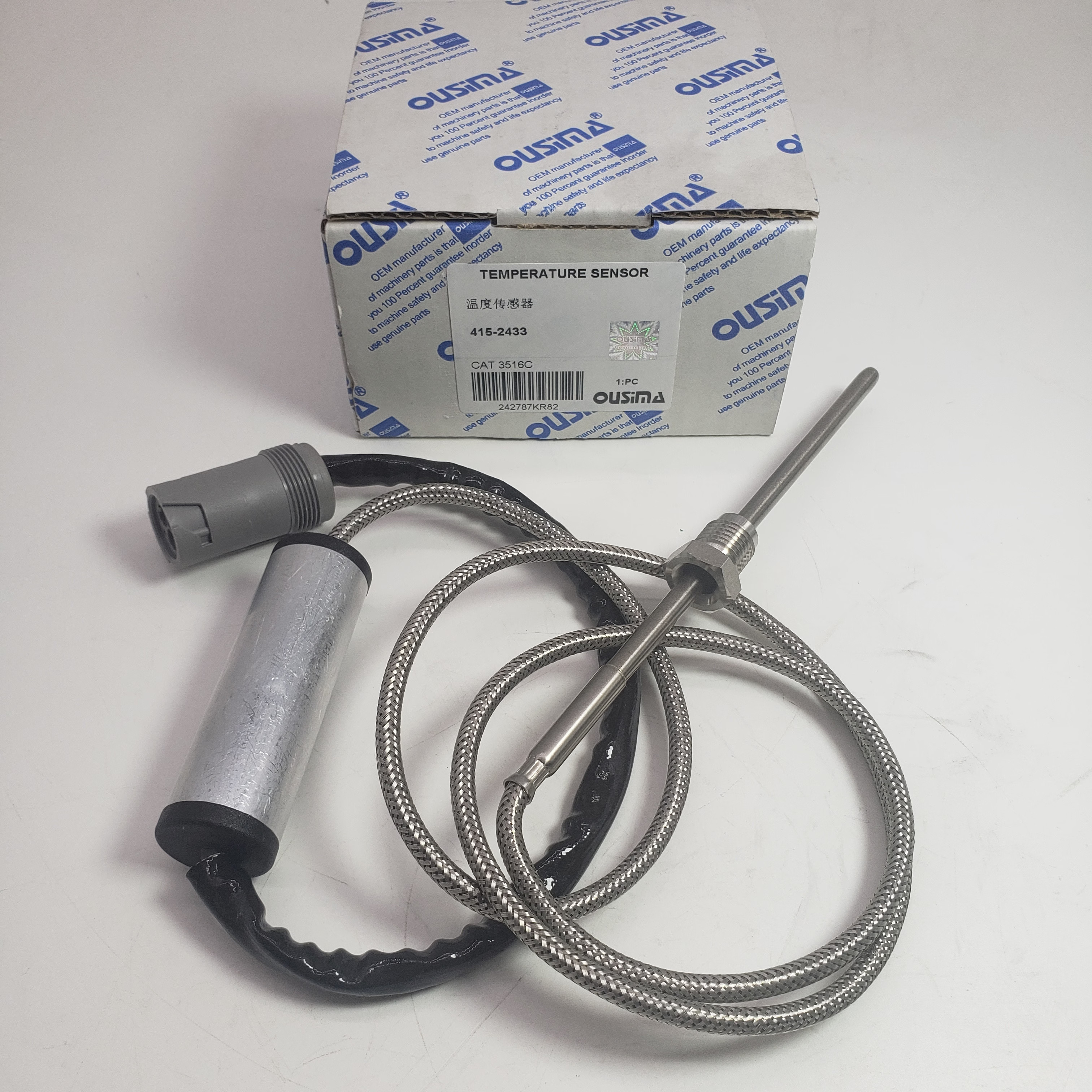 Temperature Sensor 415-2433 4152433 For CAT 3516C