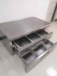 6-Drawers Counter Table Commercial Stainless Steel Counter Chiller Drawers