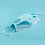 Blue Anti Virus 3ply Face Mask , Non Woven Disposable Mask 95% Filter With
