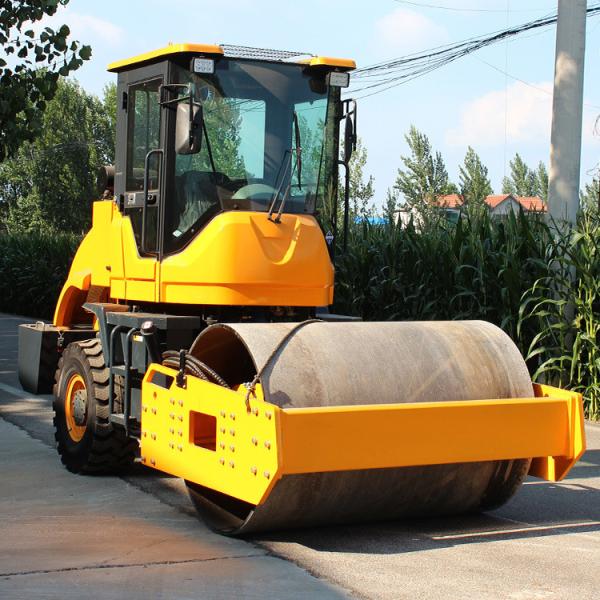 Ride On Vibratory Single Drum 6000 Kg Asphalt Ground Road Rollers For Asphalt