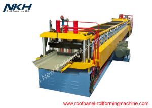 Wholesale Galvanized Sheet Metal Roll Forming Machines , Standing Seam Metal Roof Machine from china suppliers