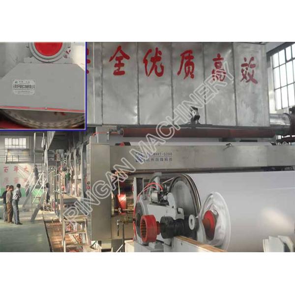 PLC Control Offset Paper Making Machine For Light Industrial Machinery