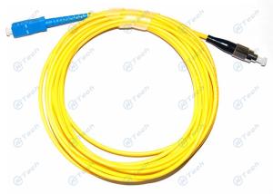 Wholesale SC - FC Fiber Optic Jumper / Fibre Optic Patch Leads Single Mode Simplex from china suppliers