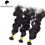 Women Water Wave European Virgin Human Hair Weaving Of Natural Black 1B