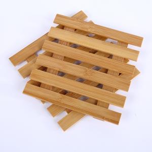 Wholesale Bamboo Plant Saucer Blank Bamboo Coasters For 3.2 Inch Plant Pots Succulent Plants from china suppliers