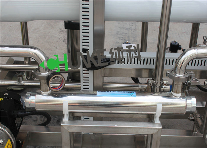 1T/H Ss304 EDI Water Treatment Plant , Two Stage Reverse Osmosis System Plus PH Dosing System