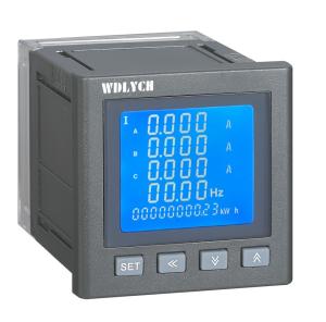 Wholesale 96mm Wdy-9e Digital Panel Meter Intelligent 3 Phase Grey Color Spray Painted from china suppliers