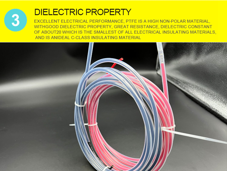 Wear-Resistant PTFE Hollow Tube White PTFE Tube High-Temperature Resistant