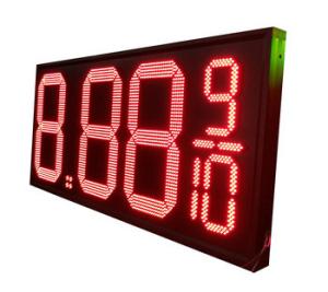 Wholesale Waterproof IP65 LED Gas Price Display , Digital Gas Price Signs Size Customized from china suppliers