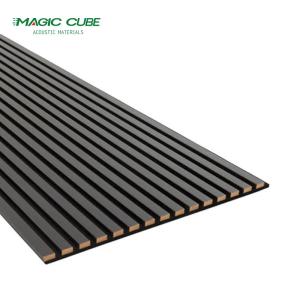 Wholesale Wood Veneer Surface Finish Wood Slat Wall Panels For Sound Absorption from china suppliers