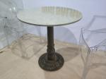 Furniture Part Outdoor Vintage Table Base 3 Prong Powder Coat Finish