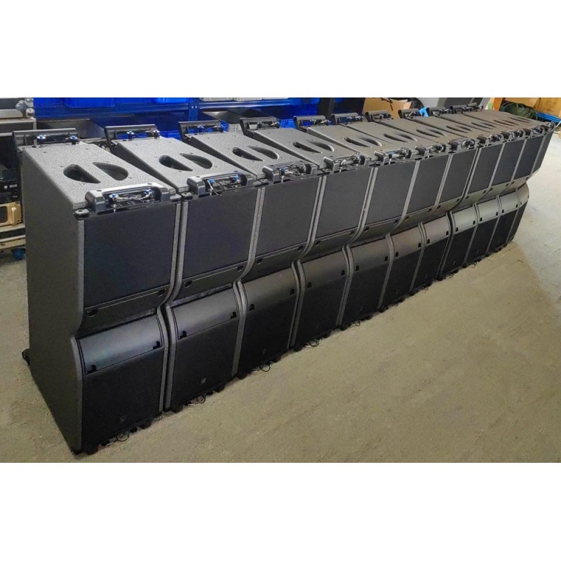 double 8 inch 2 way portable line array 450w neodymium audio speaker