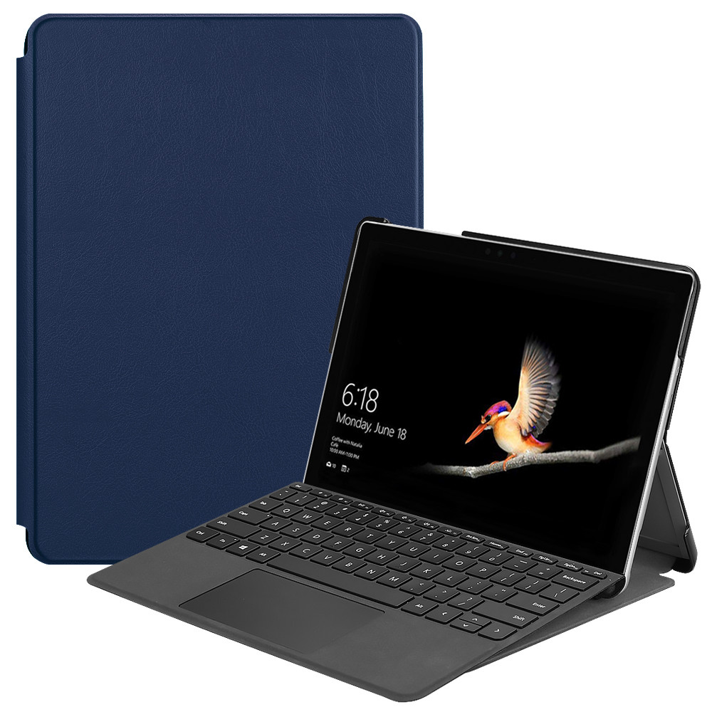 Surface Go Case, Slim Light Smart Cover Stand Hard Shell for Microsoft Surface Go 2018 with Surface Pen Holder