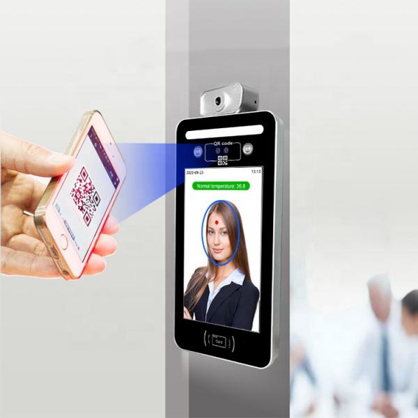 Temperature Measurement Biometric Face Attendance Machine System 2MP 2.5W