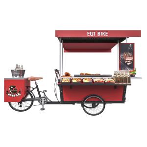 Wholesale Stainless Grilled Food 50km/H BBQ Tricycle Hot Dog Cart from china suppliers