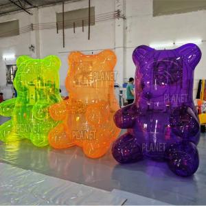 Wholesale Advertising Colorful PVC Inflatable Bear Inflatable Transparent Bear For Decoration from china suppliers