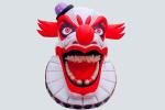 Horrific Portable Inflatable Devil Skeleton Head Giant Skull Halloween Party