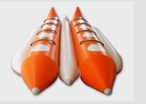 Wholesale Large Water Rescue 8 Person Flying Inflatable Banana Boat For Adults / Kids from china suppliers