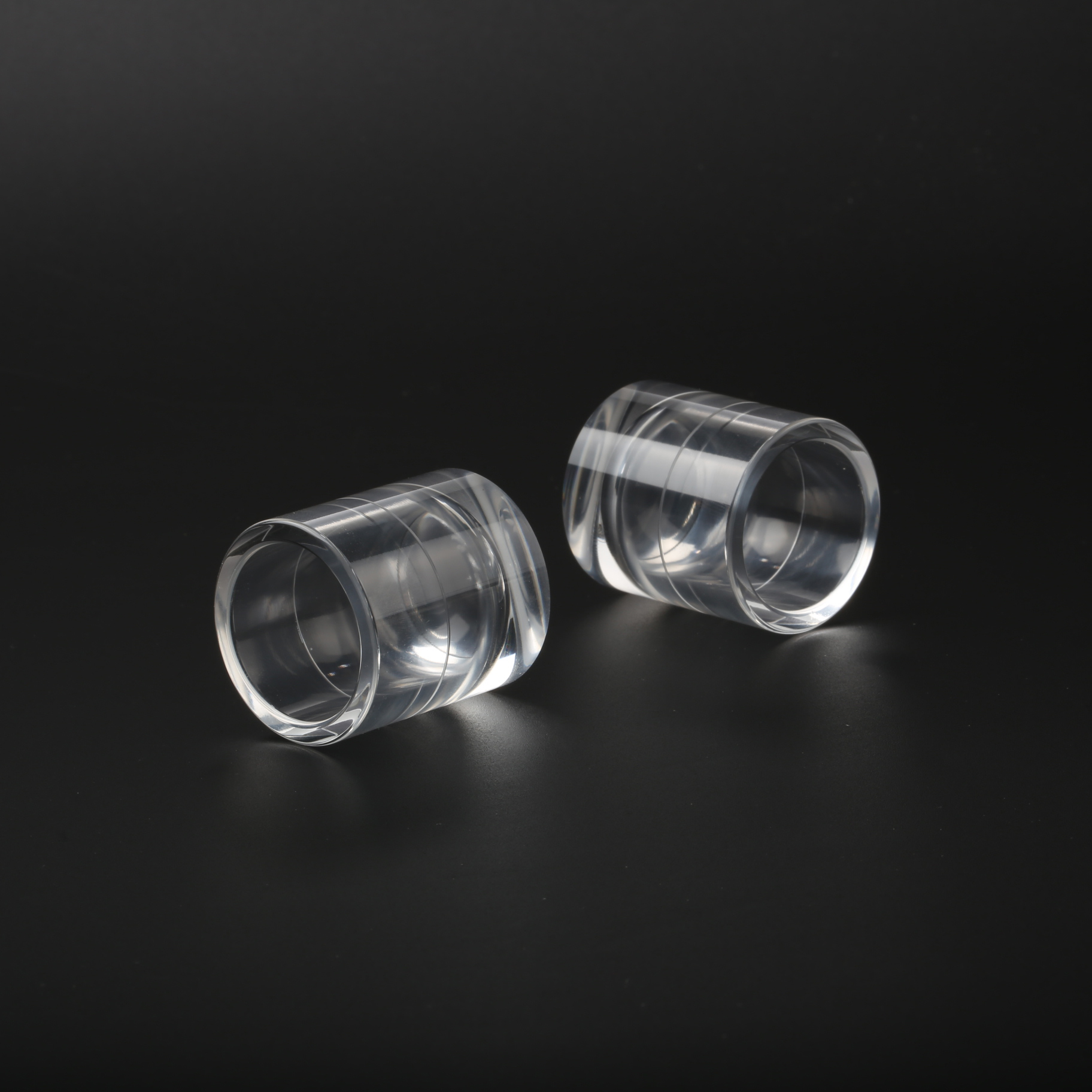 PMMA Cup Engineering Plastic Material , CNC Plastic Machining For Laboratory