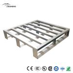 Corrugated Metal Four Way Entry Pallets Single Faced Logistics Iron Pallet